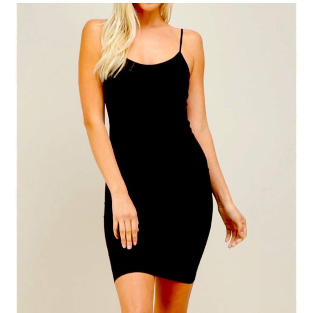 Black Basic Cami Dress